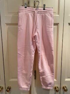 Aritzia - TNA Pink Cozy AF Fleece Sweatshirt Sweatpants Set